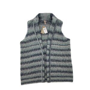 NWT Women’s Plus Size Chico’s Winter Spacedye Blue Ice Zelida‎ Vest Size 3